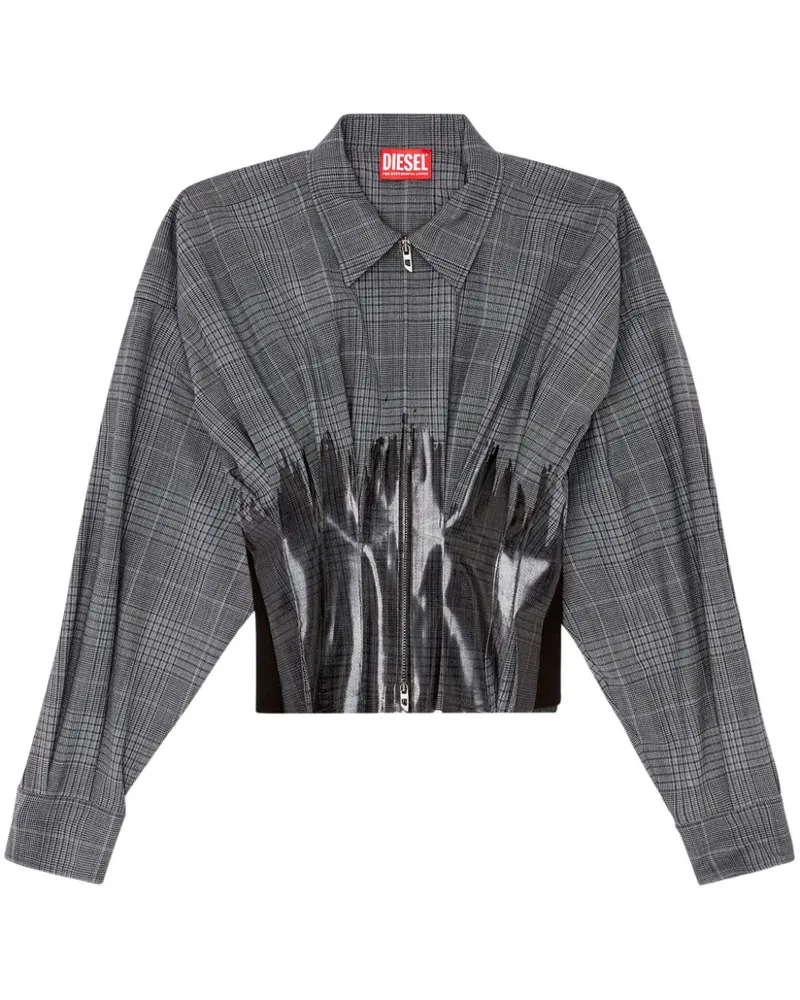 Diesel C-Anbu Bluse - Grau Grau