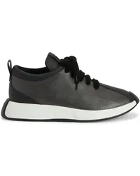 Giuseppe Zanotti Ferox Sneakers mit Einsätzen aus Leder Grau