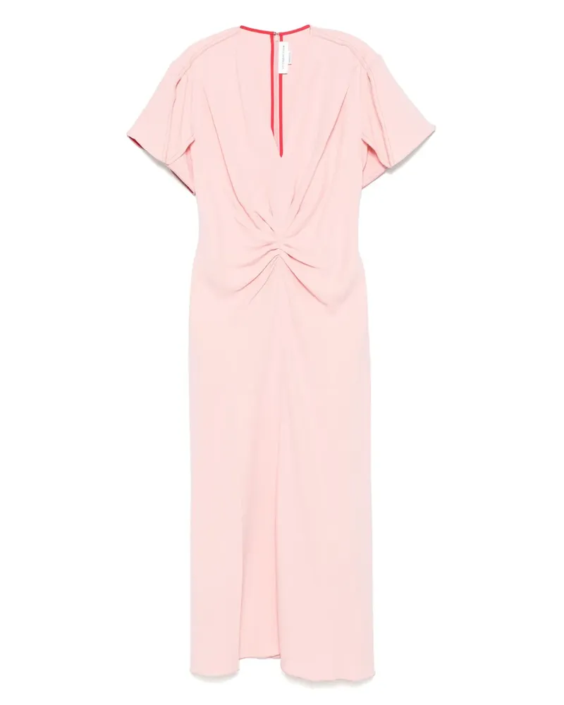 Victoria Beckham Gerafftes Kleid - Rosa Rosa