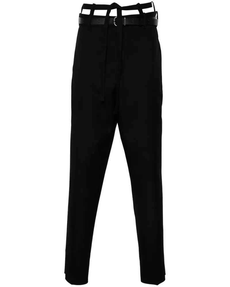 Jil Sander Klassische Hose - Schwarz Schwarz