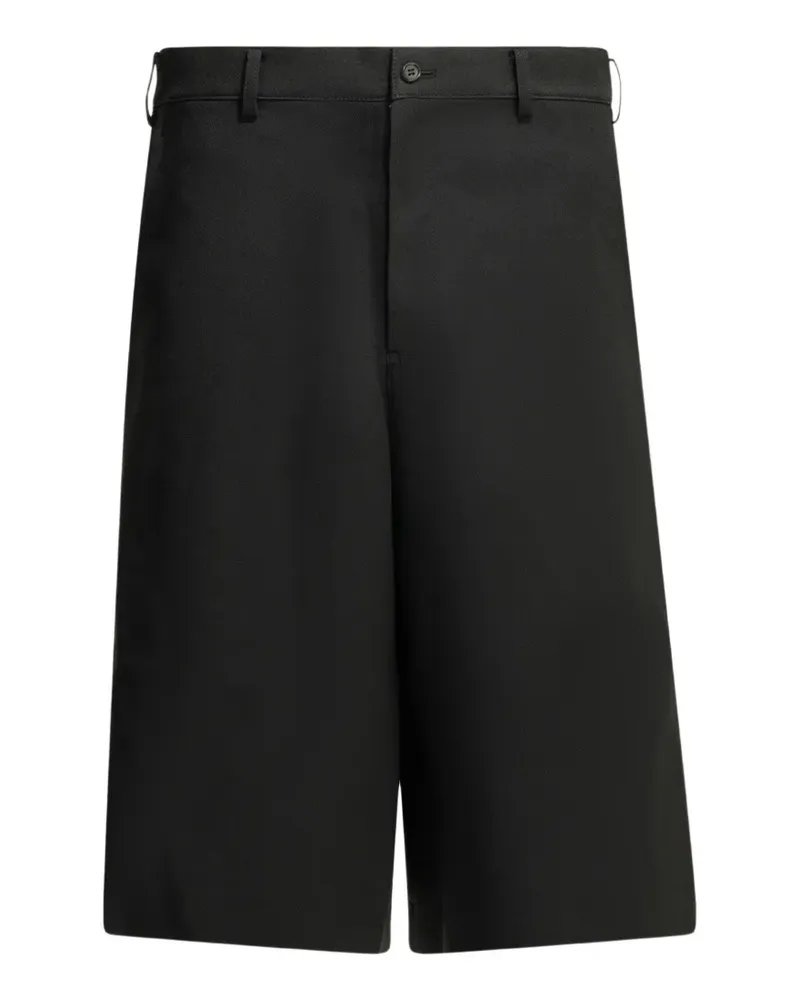 Comme des Garçons side-zip wide-leg shorts - Schwarz Schwarz