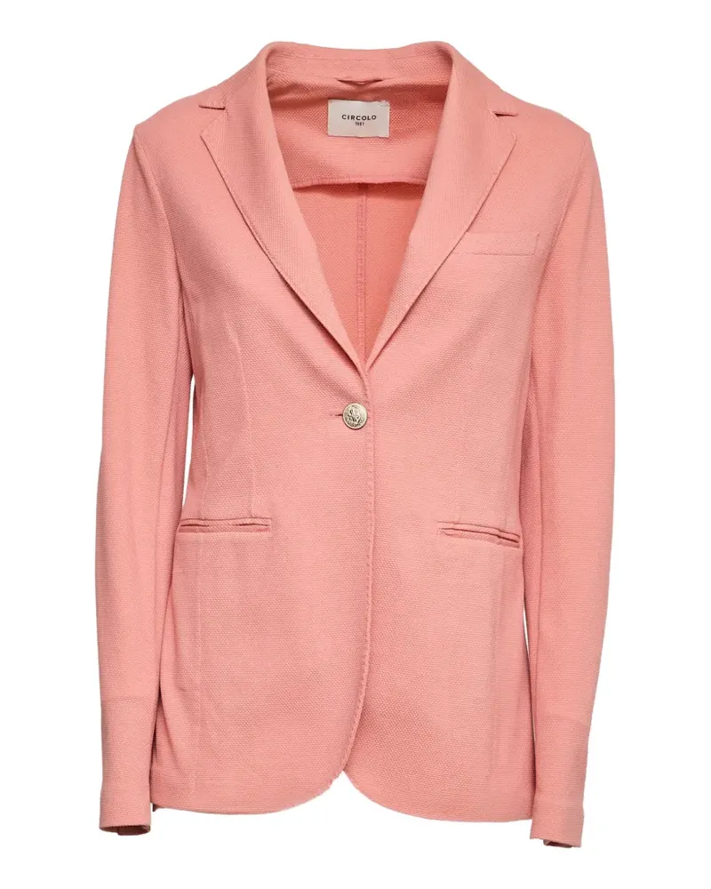 CIRCOLO 1901 button single-breasted blazer - Rosa Rosa