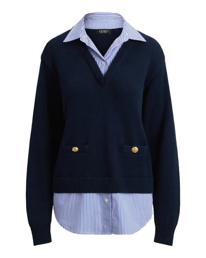 Ralph Lauren Pullover im Layering-Look - Blau Blau