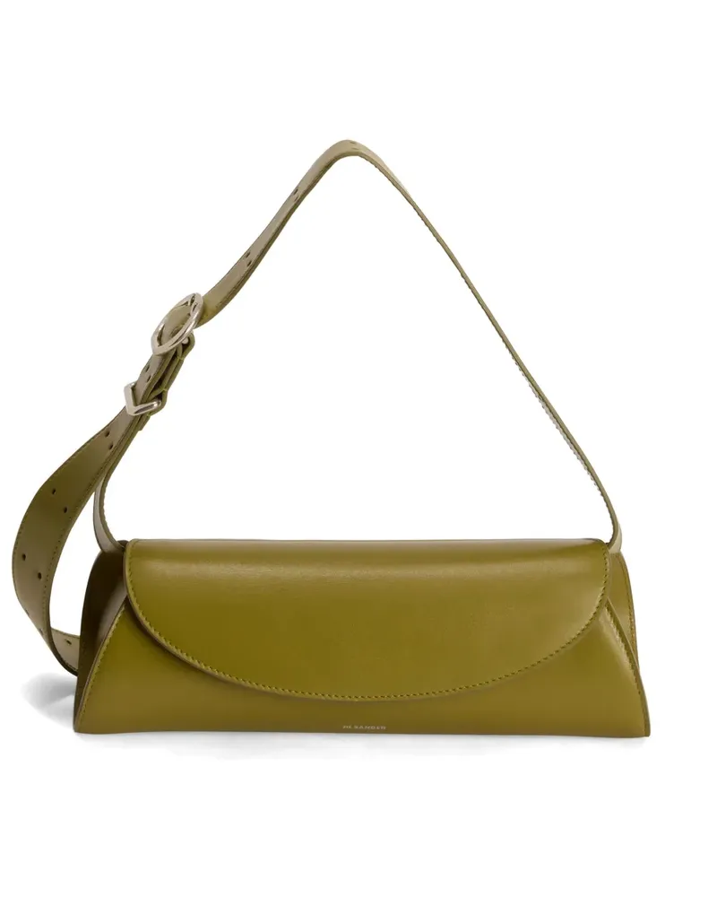 Jil Sander Kleine Cannolo Schultertasche - Grün Grün