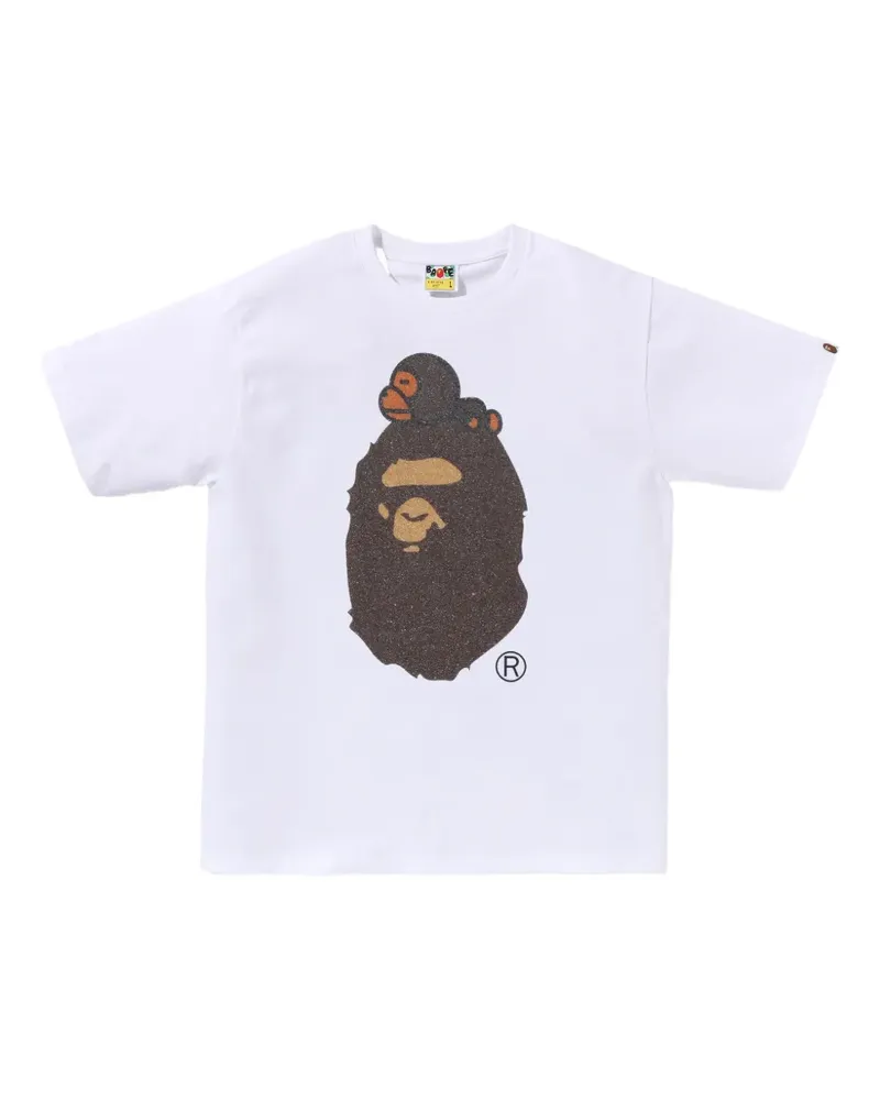 BAPE Beads Milo T-shirt - Weiß Weiß