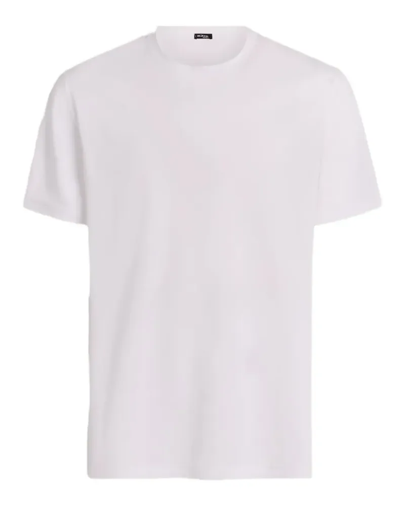 Kiton T-Shirt mit rundem Ausschnitt - Weiß Weiß