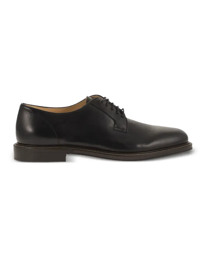 Brunello Cucinelli Klassische Derby-Schuhe - Schwarz Schwarz