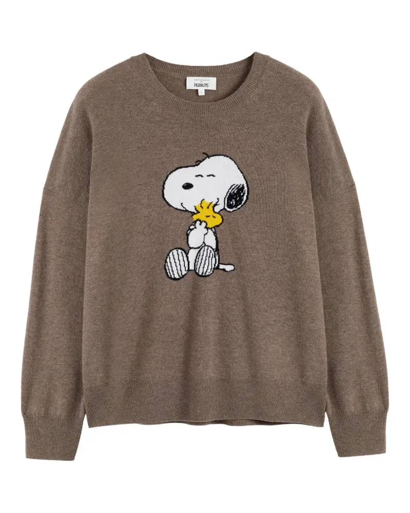 Chinti & Parker Snoopy Woodstock Pullover - Braun Braun