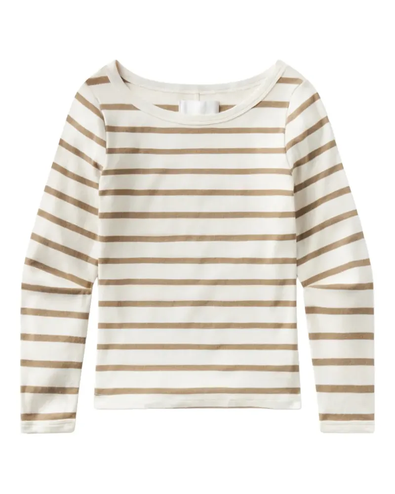 Citizens of humanity striped boat-neck T-shirt - Nude Nude