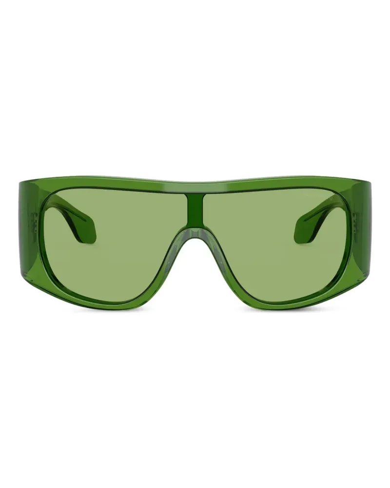 Giorgio Armani Sonnenbrille mit geometrischem Gestell - Grün Grün