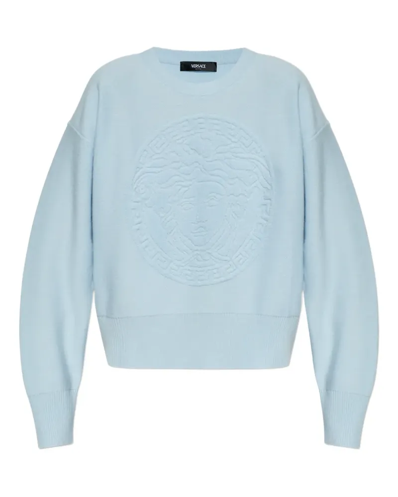 Versace Medusa-motif sweater - Blau Blau