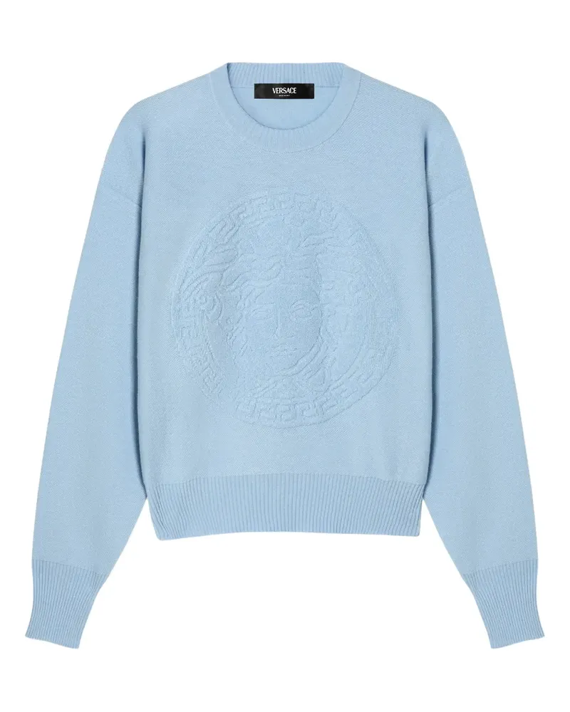 Versace Medusa-motif sweater - Blau Blau