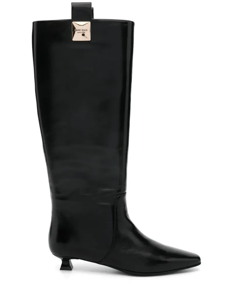 MARC ELLIS Stiefel mit spitzer Kappe - Schwarz Schwarz