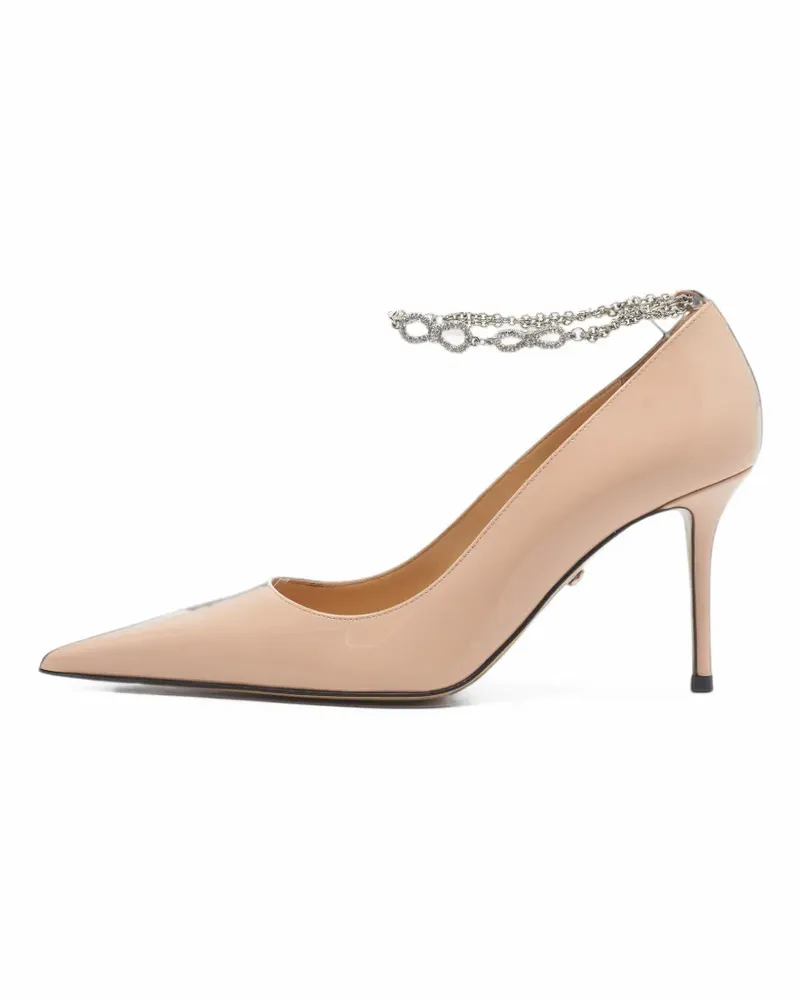 Mach & Mach Pumps mit doppelter Schleife - Nude Nude