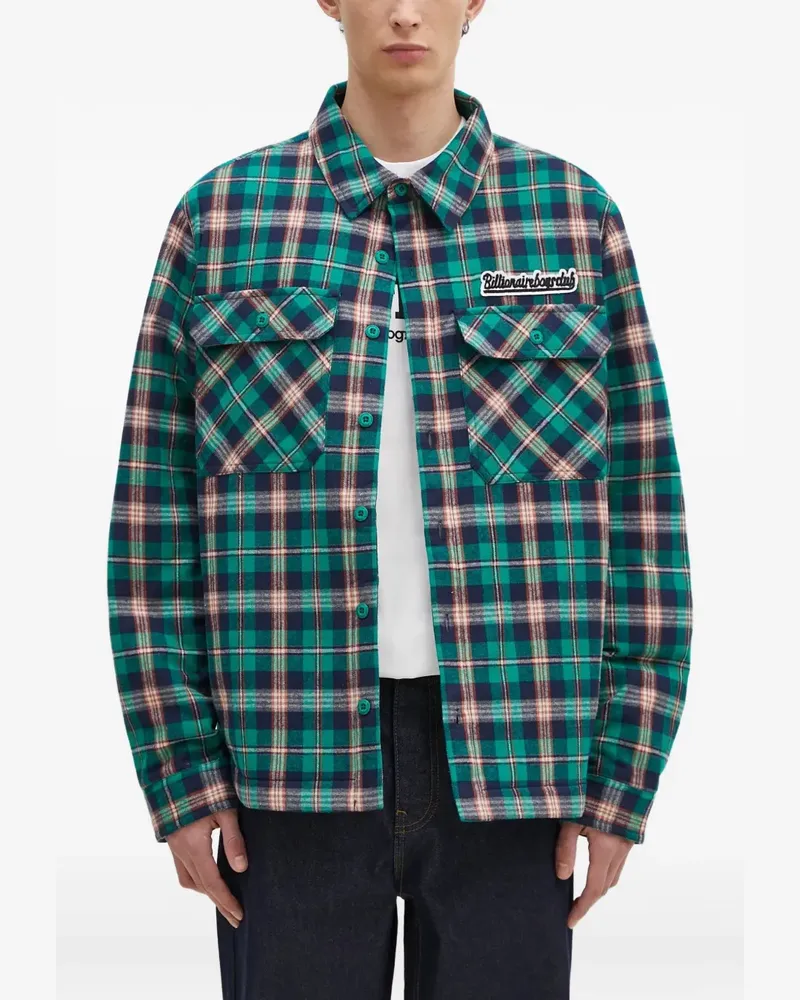 Billionaire Boys Club Karierte Hemdjacke - Grün Grün
