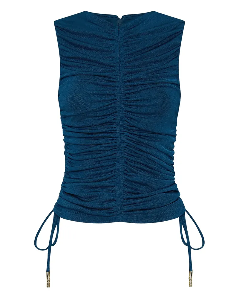 Anna Quan Dani Top mit Kordelzug - Blau Blau