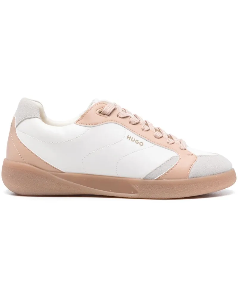 HUGO BOSS Sneakers mit Logo-Print - Weiß Weiß