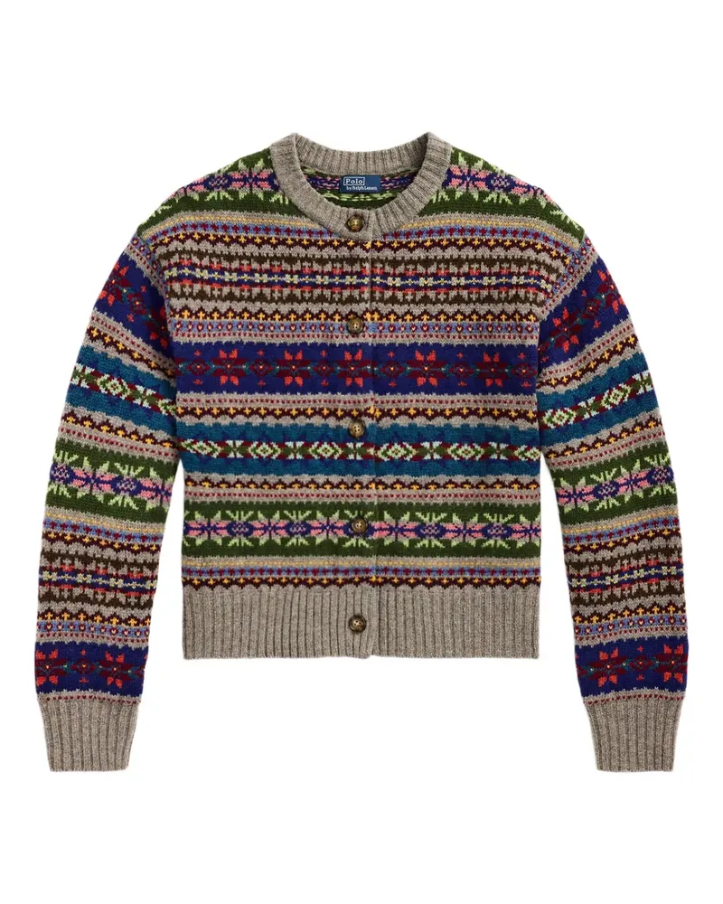 Ralph Lauren Cardigan mit Fair-Isle-Muster - Nude Nude