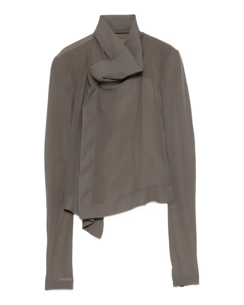 Rick Owens Klassische Bikerjacke - Braun Braun