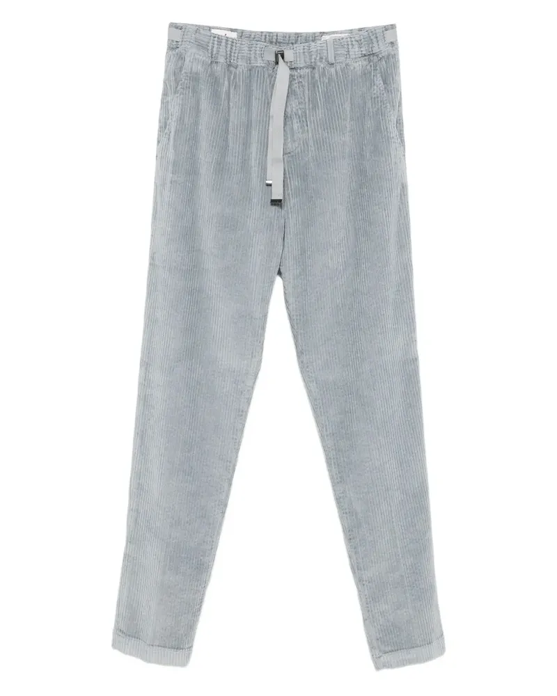 MYTHS corduroy belted pants - Grau Grau