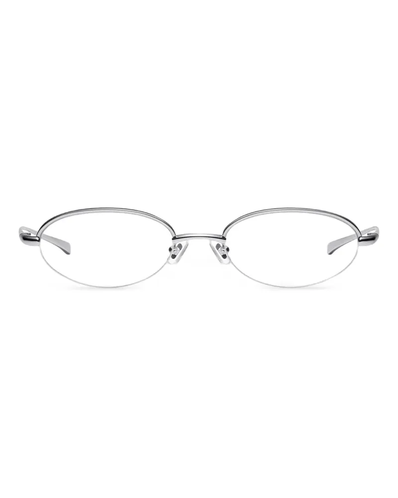 Gentle Monster Kota 02 Brille mit ovalem Gestell - Silber Silber