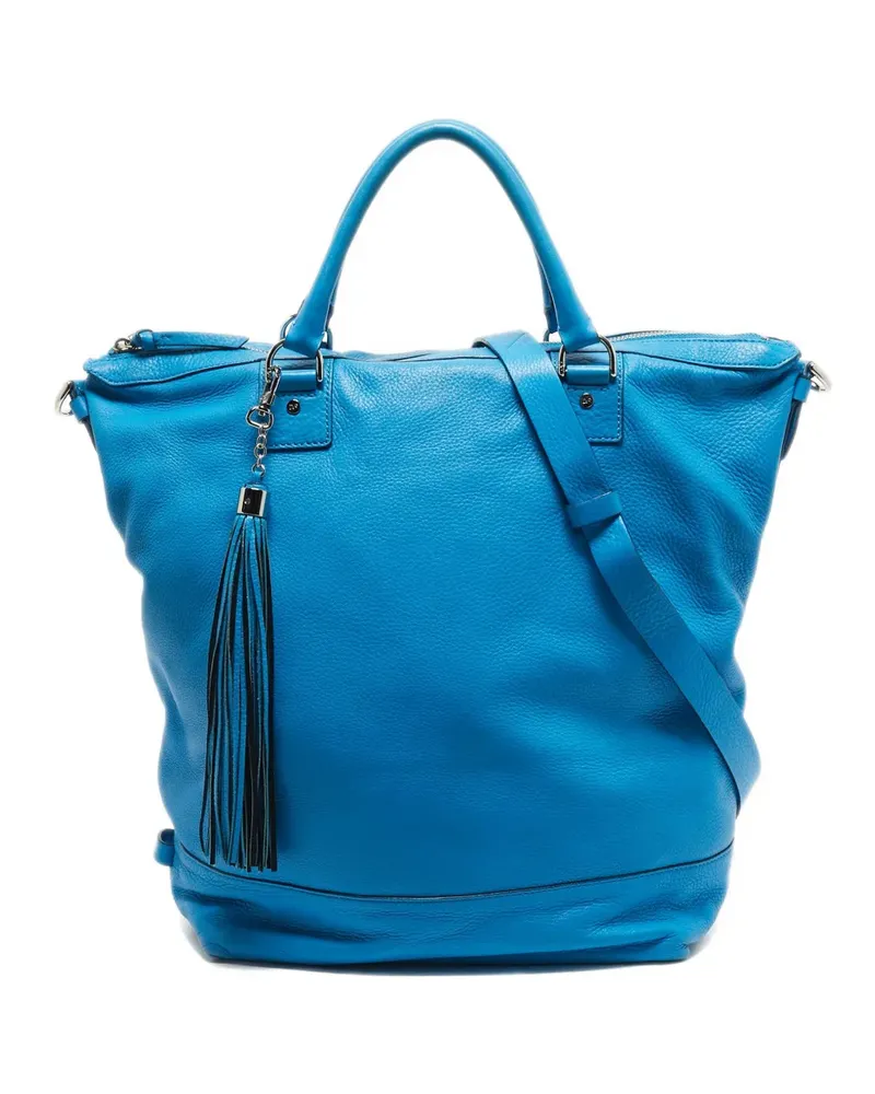 Diane von Furstenberg Drew leather tote bag - Blau Blau