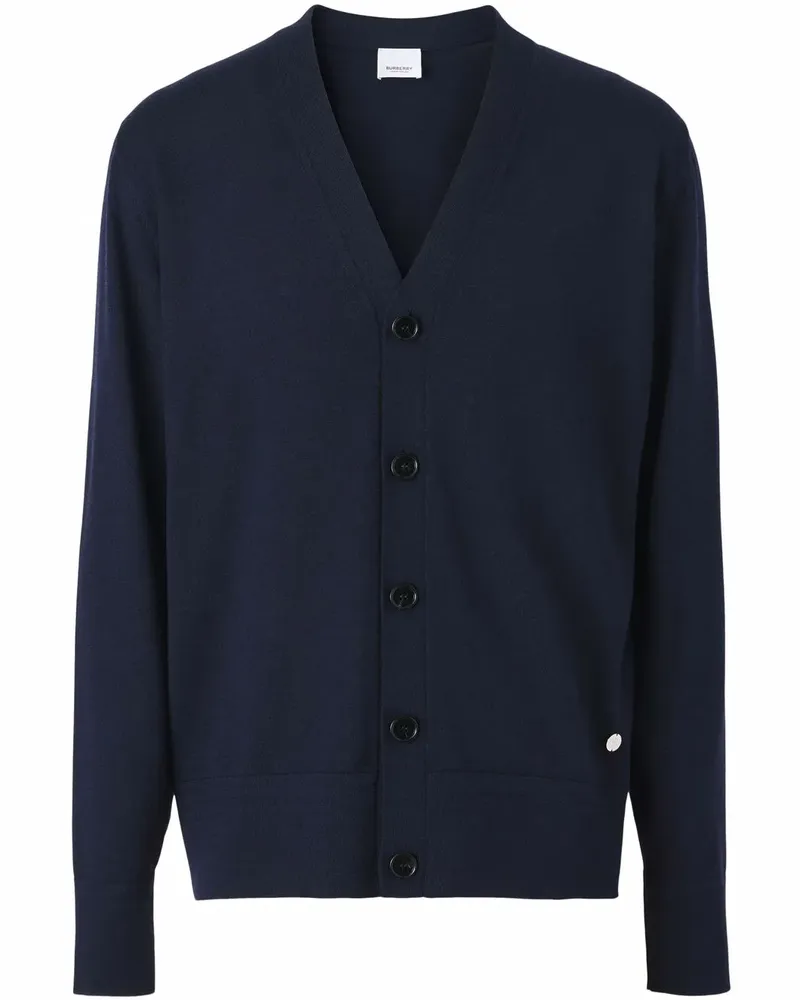 Burberry Cardigan mit Monogramm - Blau Blau