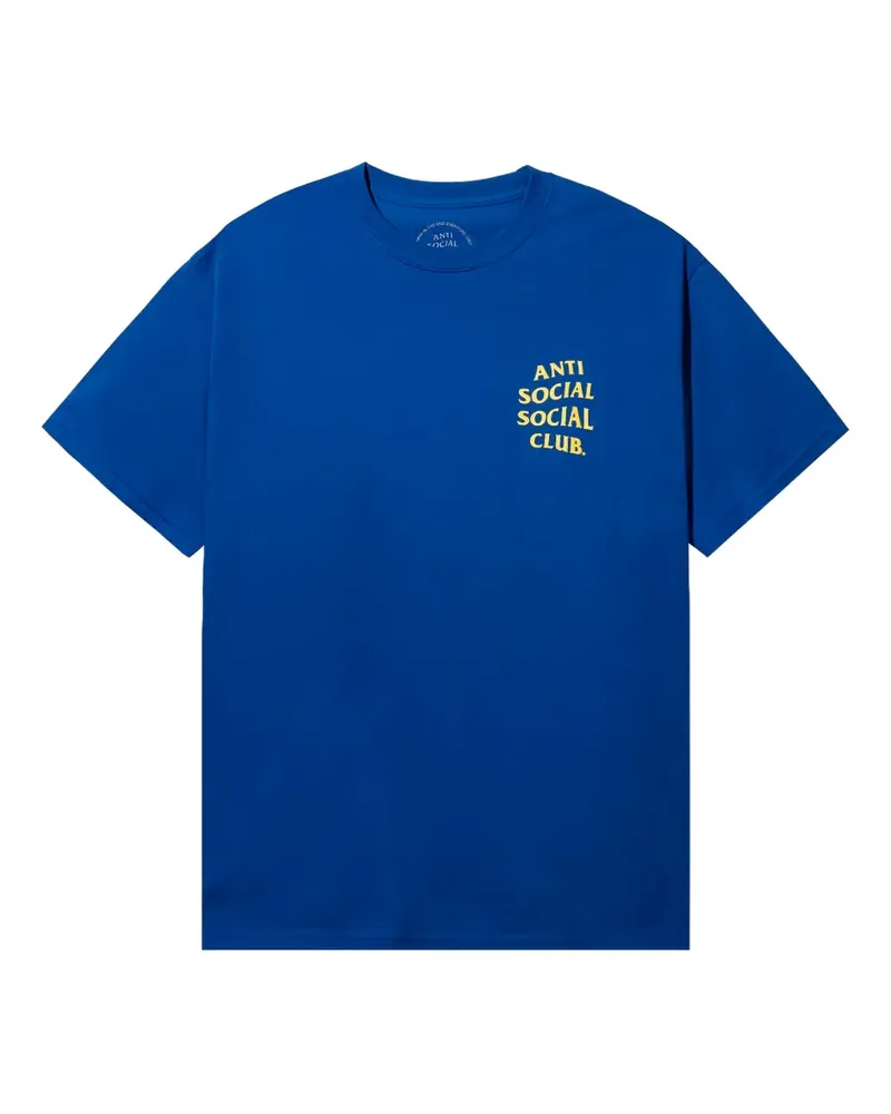 Anti Social Social Club graphic-print short-sleeve T-shirt - Blau Blau