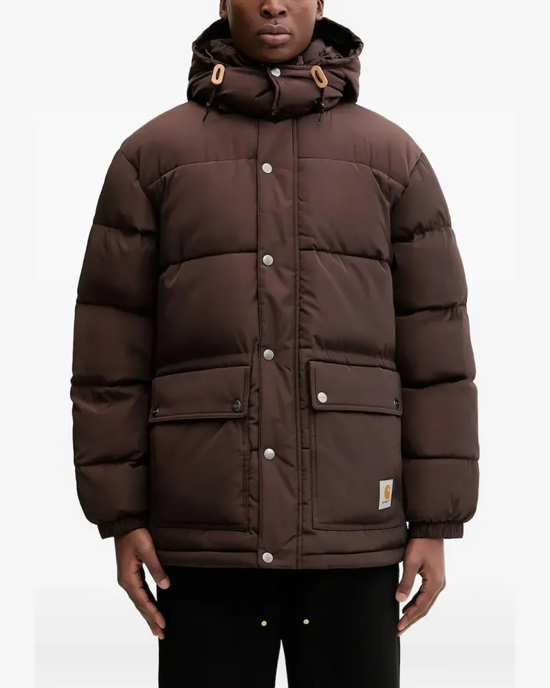 Carhartt WIP Geknöpfte Kapuzenjacke - Braun Braun