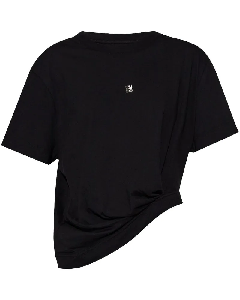 Givenchy T-Shirt mit 4G-Motiv Schwarz