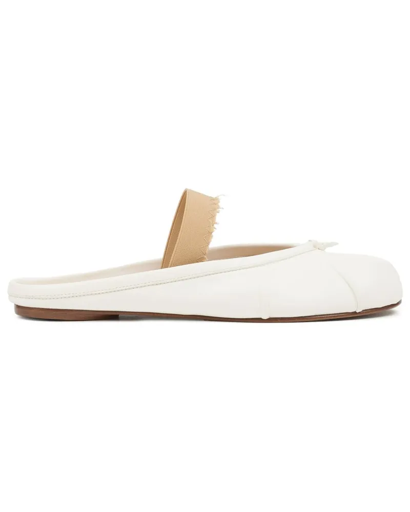 Maison Margiela Tabi Ballerina-Mules - Weiß Weiß