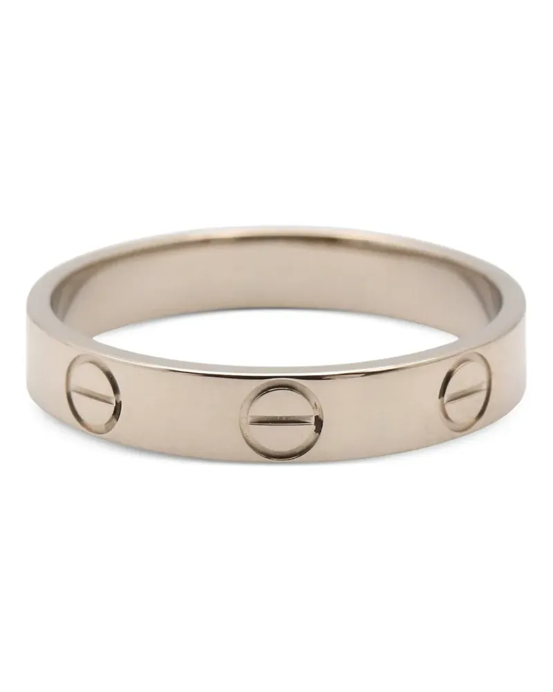 Cartier 2010s mini Love ring - Silber Silber