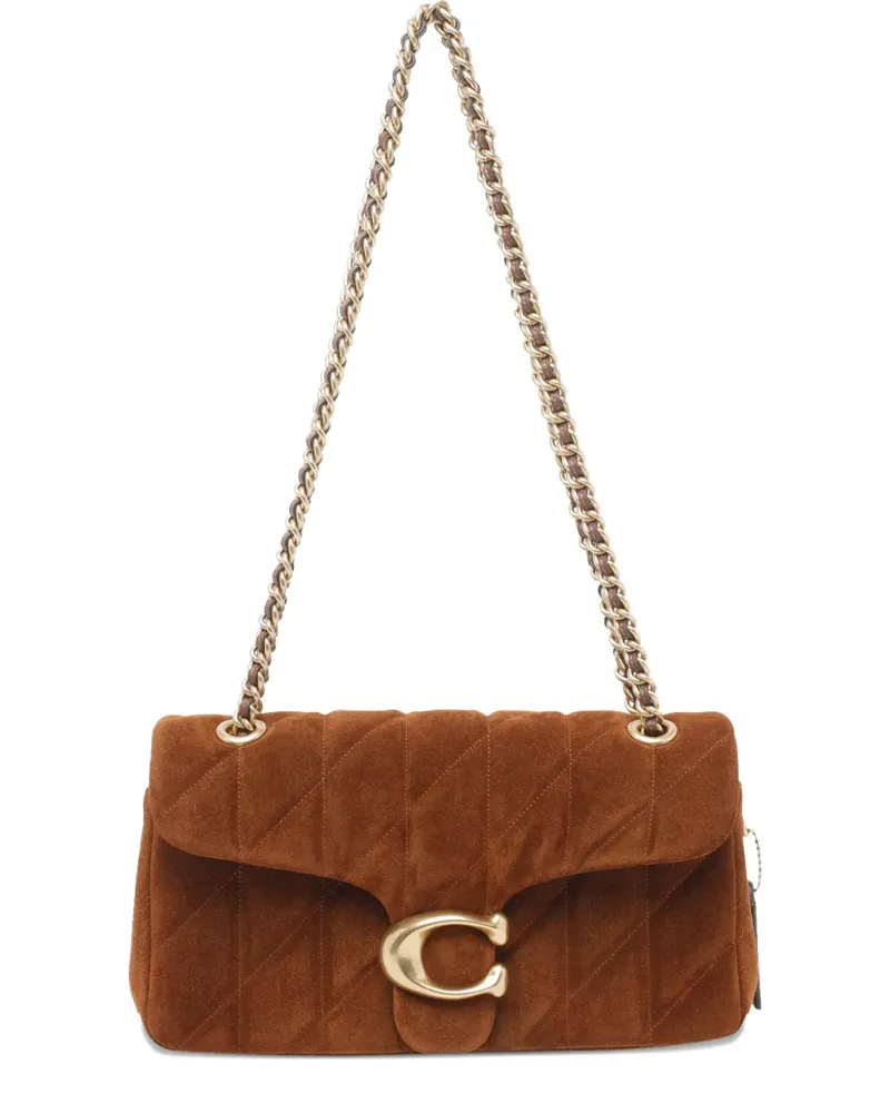 Coach Tabby logo-plaque shoulder bag - Braun Braun