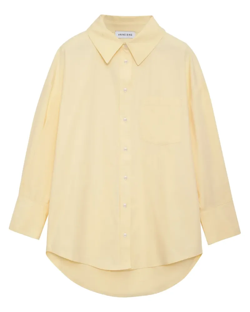 Anine Bing Mika Hemd - Gelb Gelb