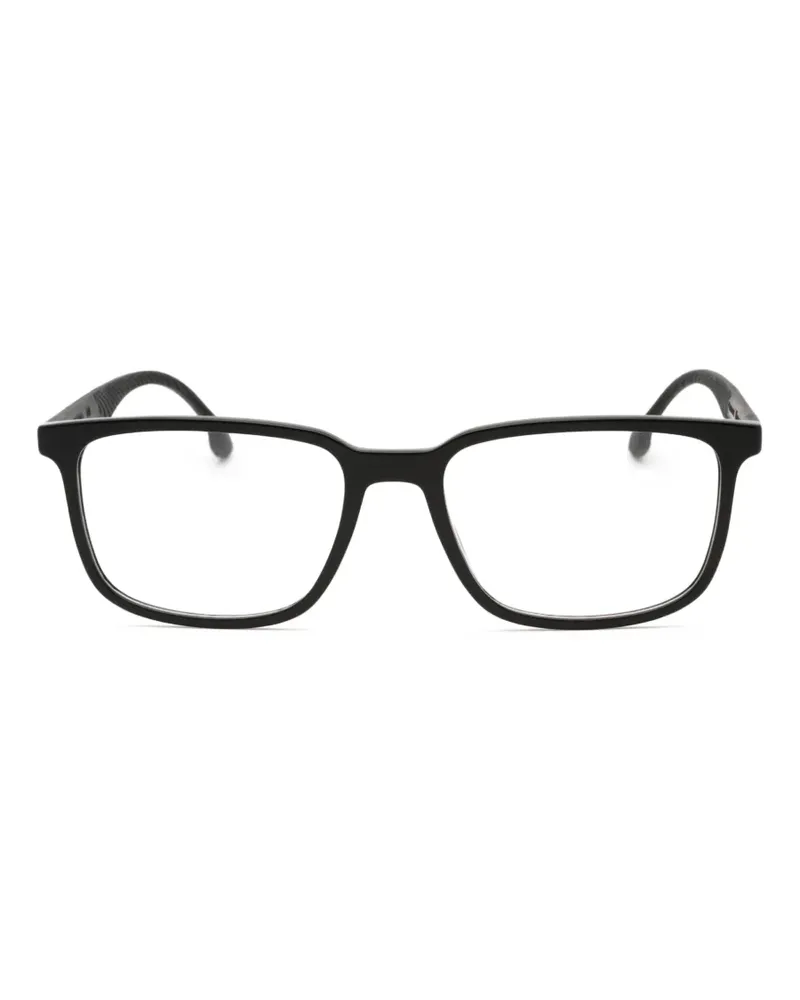 Carrera Brille mit eckigem Gestell - Schwarz Schwarz