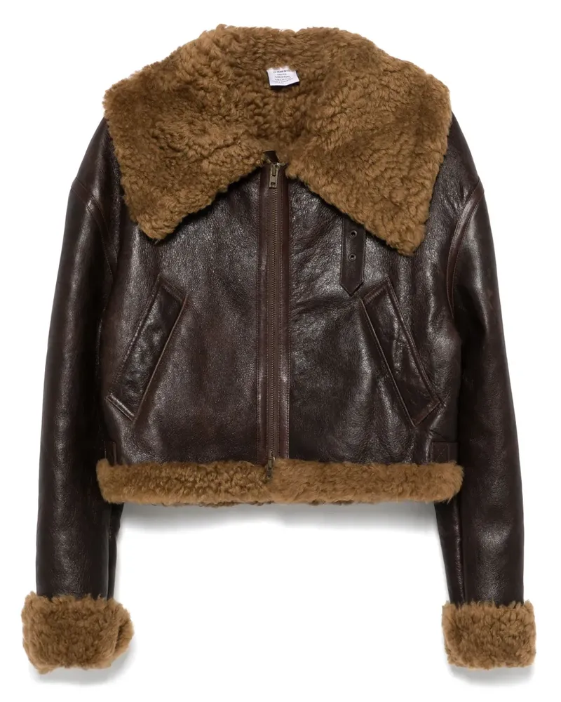 VETEMENTS Jacke aus Leder - Braun Braun