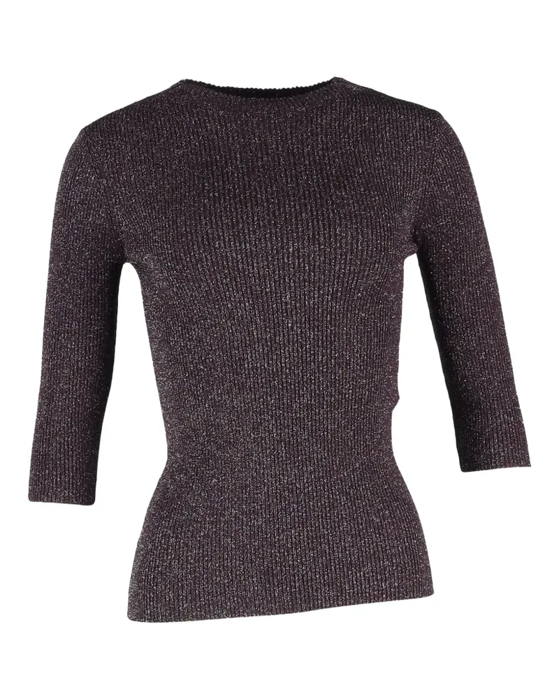 Maje ribbed-knit top - Violett Violett