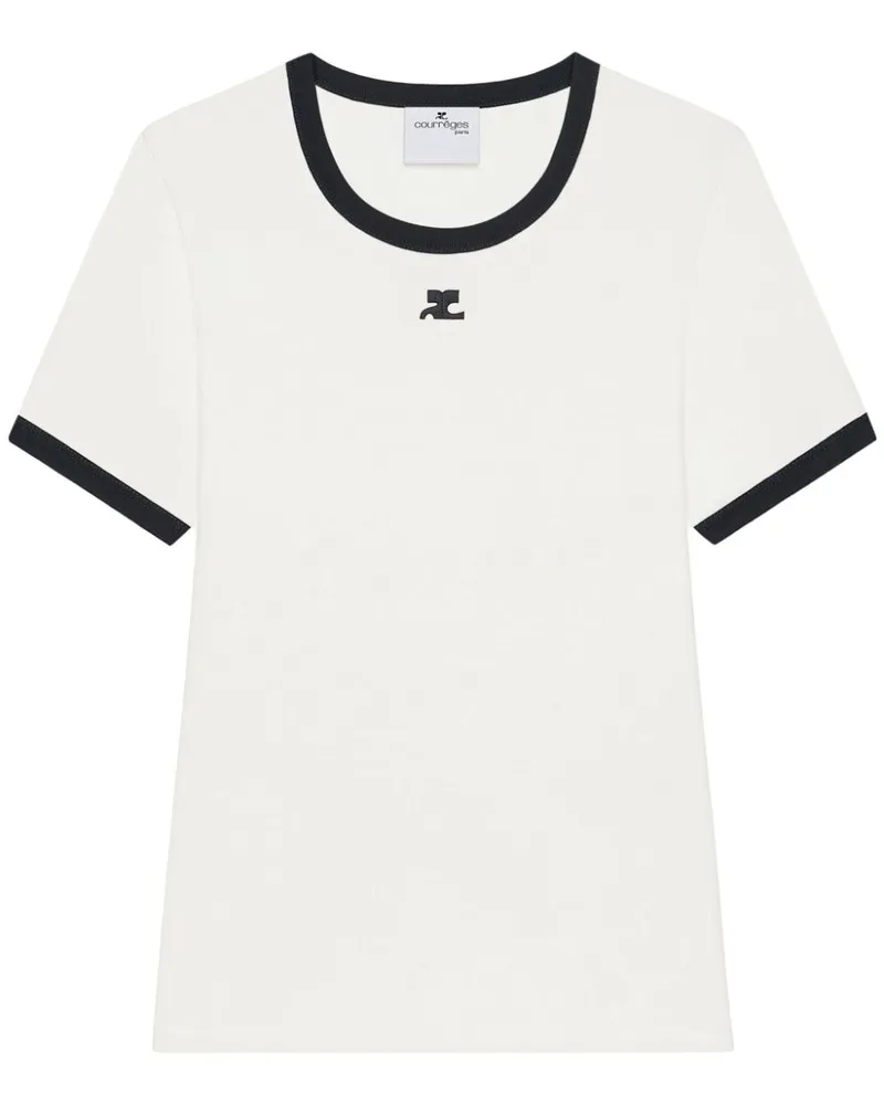 Courrèges Heritage T-Shirt - Weiß Weiß