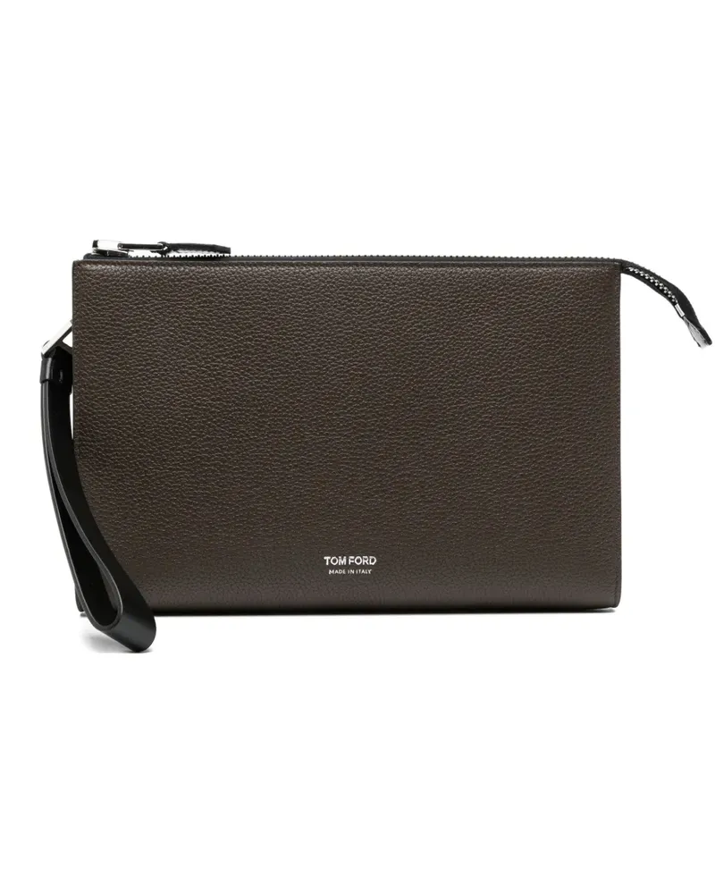 Tom Ford Klassische Clutch - Braun Braun