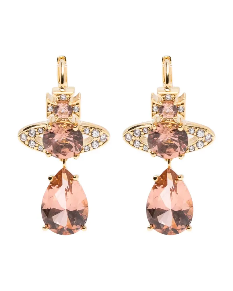 Vivienne Westwood Ismene Orb crystal-embellished earrings - Gold Gold