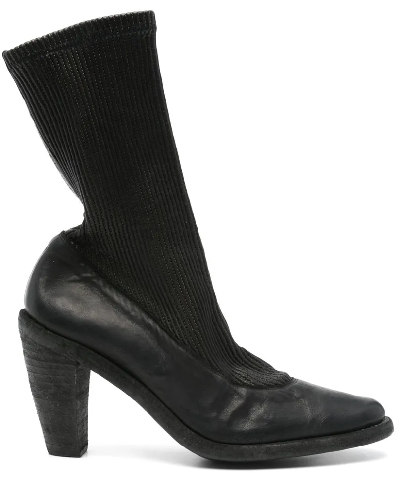 GUIDI Kangaroo Stiefel 90mm - Schwarz Schwarz