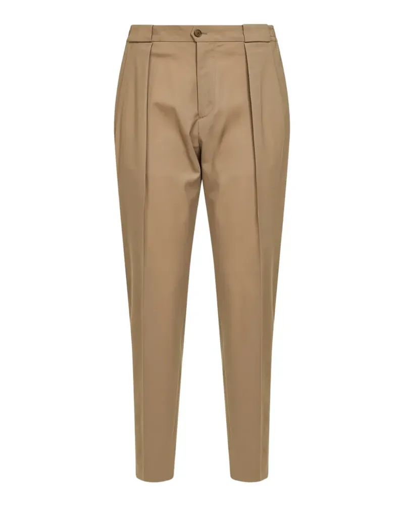 Briglia 1949 Portobello pleated trousers - Nude Nude