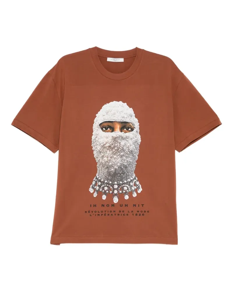 IH NOM UH NIT New Mask Future T-Shirt - Braun Braun