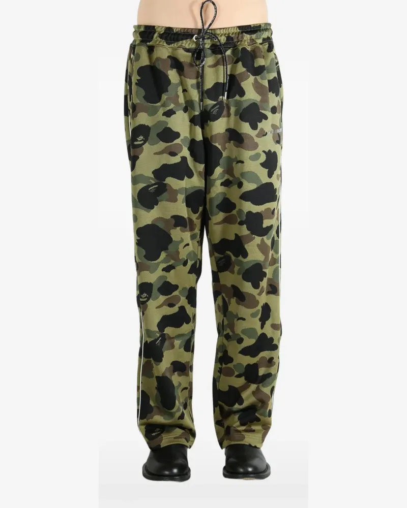 BAPE camo-print track pants - Grün Grün