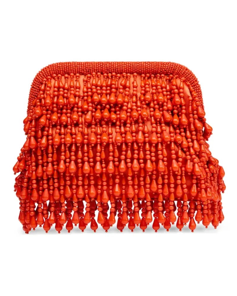 Simon Miller beaded-drop clutch bag - Orange Orange