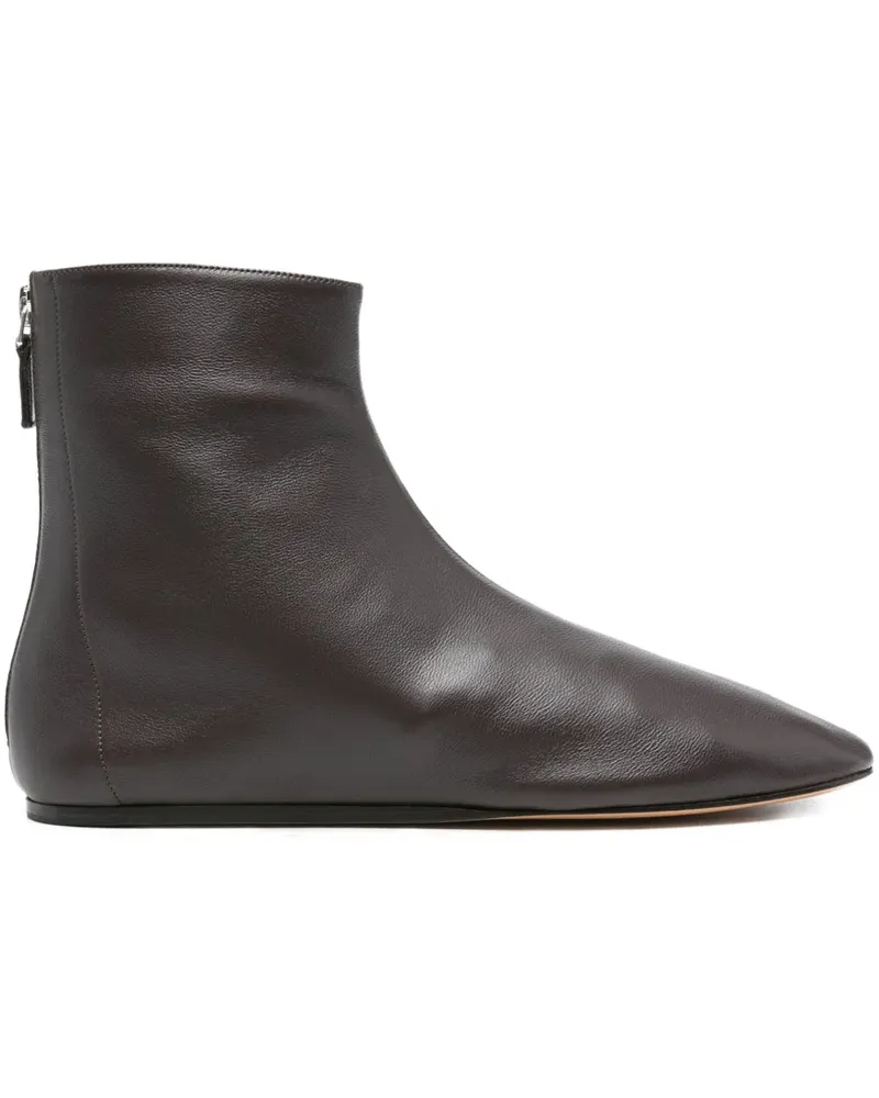 Le Monde Béryl Luna Stiefeletten mit Reißverschlussdetail - Braun Braun