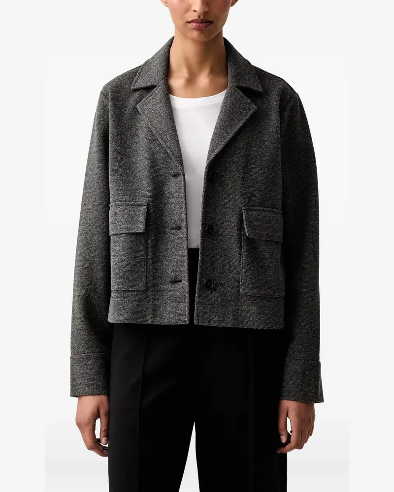 Marc O'Polo Geknöpfte Jacke mit Klappentasche - Grau Grau