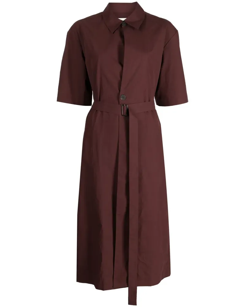 Studio Nicholson Lugana Hemdkleid - Braun Braun