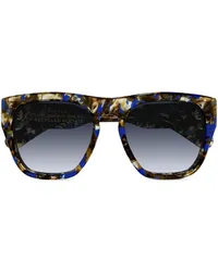 Chloé Sonnenbrille mit eckigem Gestell Blau