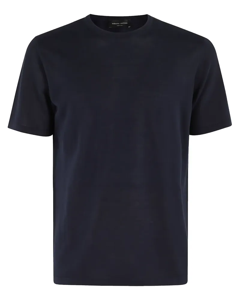 Roberto Collina Klassisches T-Shirt - Blau Blau